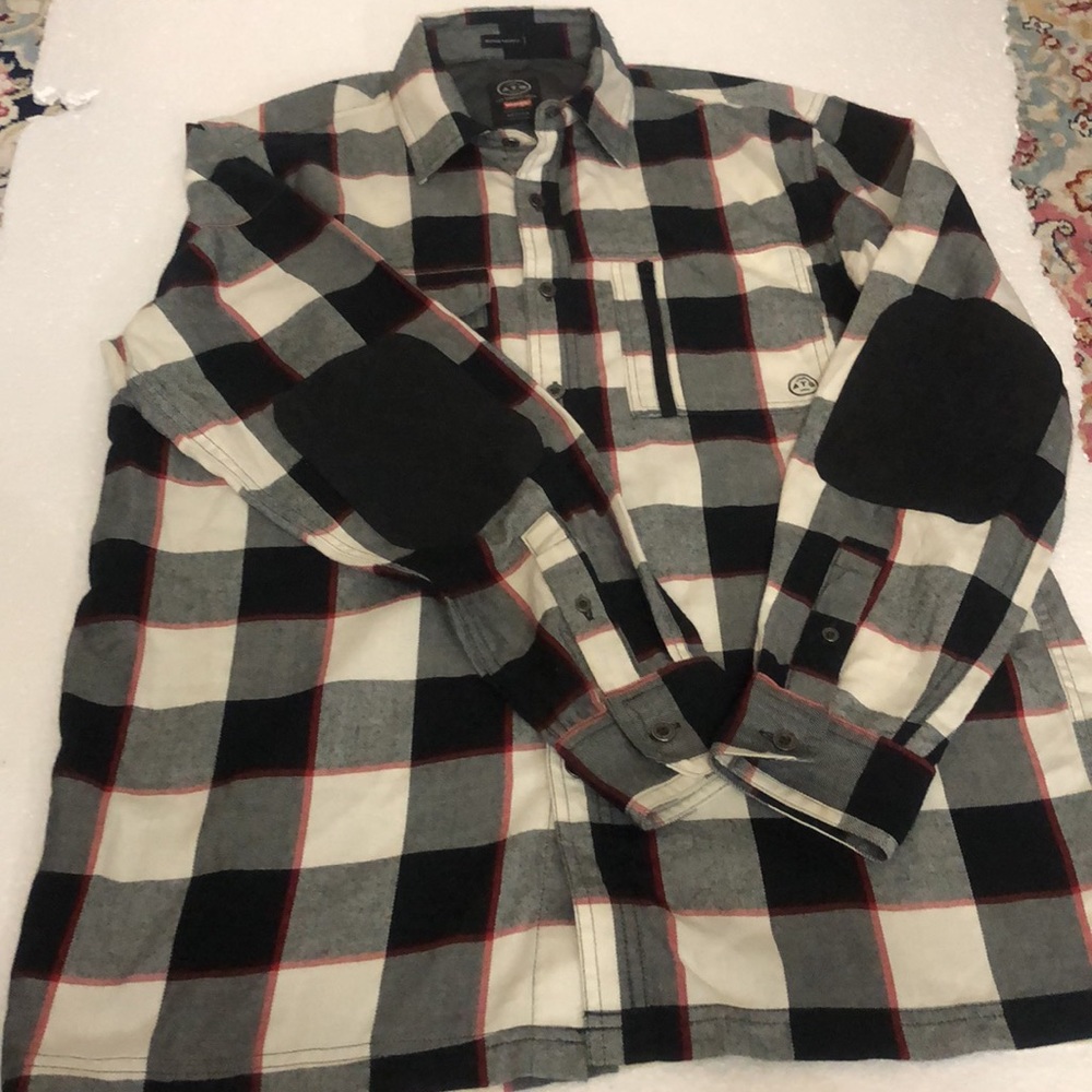 Wrangle Plaid Shirt -Size Medium Regular fit .